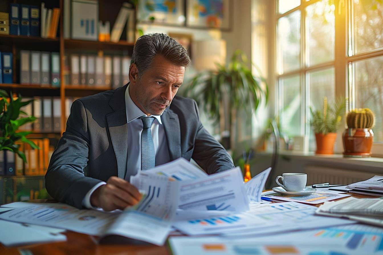 crédit d'impôt : documents financiers et calculs fiscaux sur un bureau