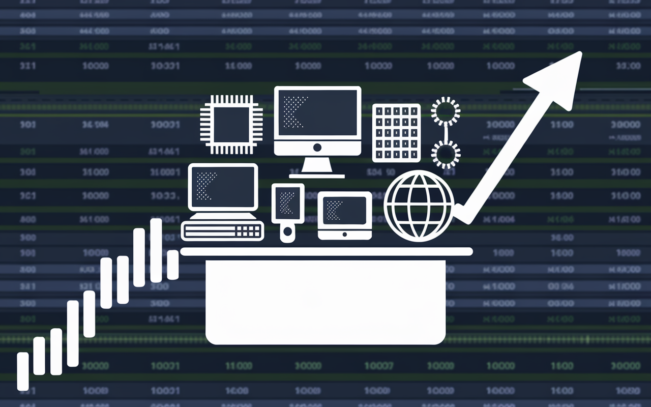 Graphique ETF technologie mondiale performance frais