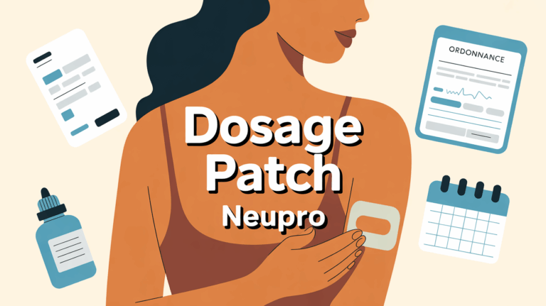 application patch Neupro bras ordonnance calendrier