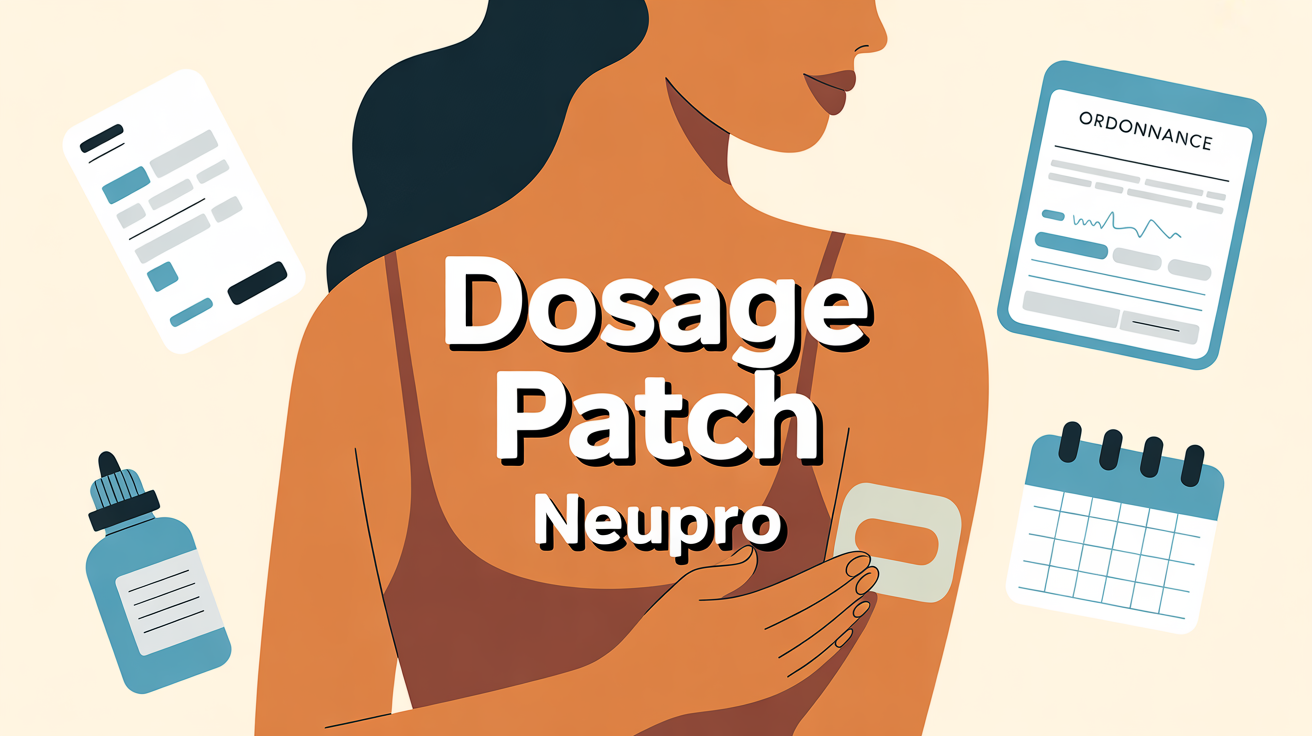 application patch Neupro bras ordonnance calendrier