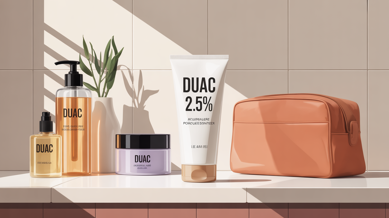 Duac 2.5 tube gel trousse toilette