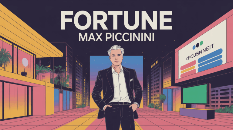 fortune max piccinini standing illustration luxe digital