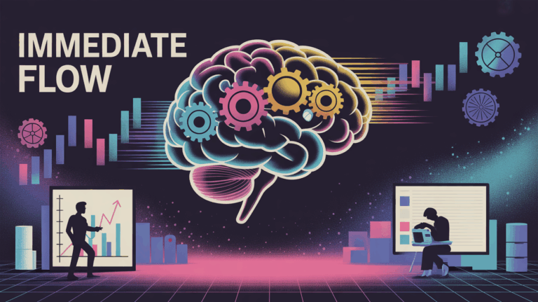 Illustration immediate flow cerveau automatisation