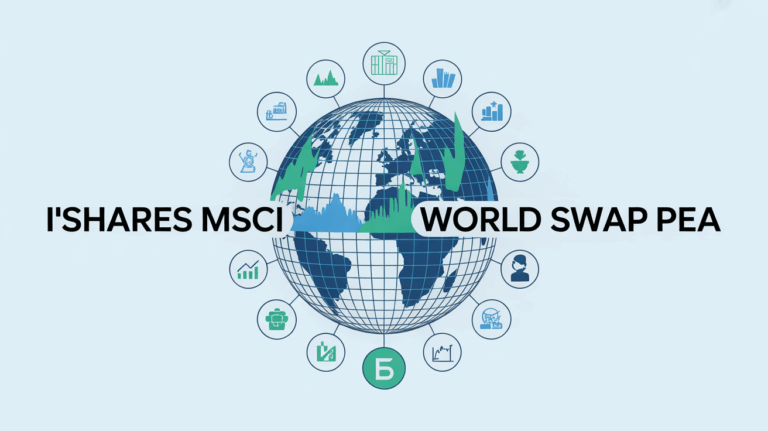 iShares MSCI World Swap PEA illustration globe finance