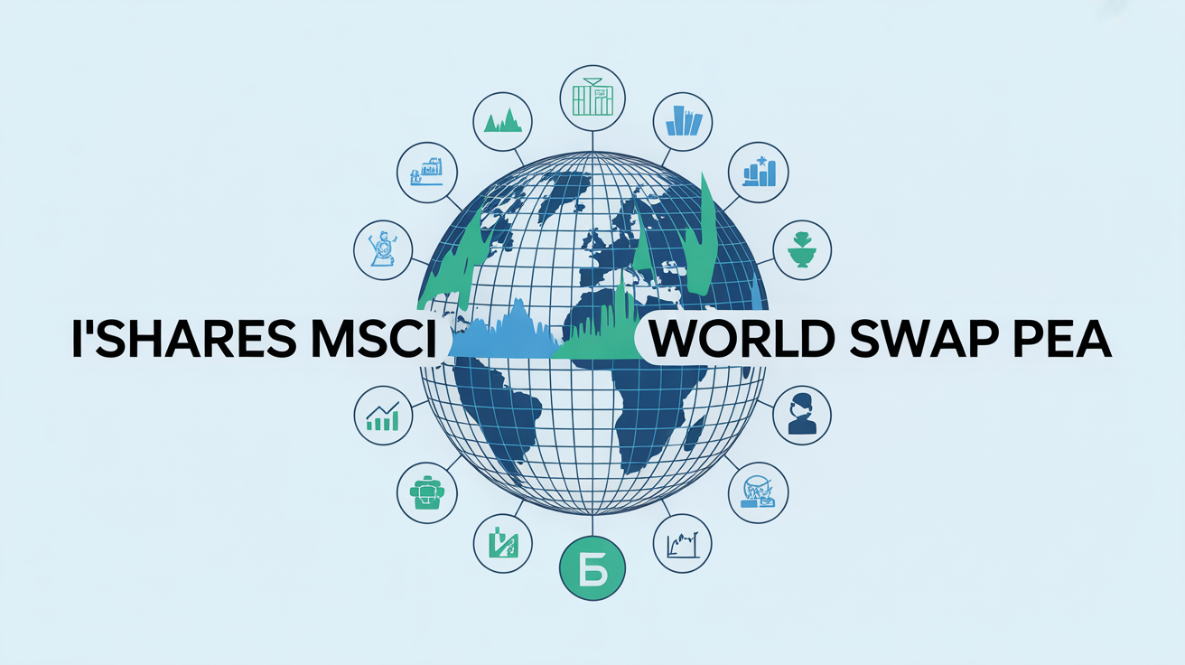 iShares MSCI World Swap PEA illustration globe finance