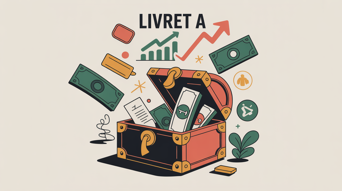 illustration coffre-fort livret a croissance epargne