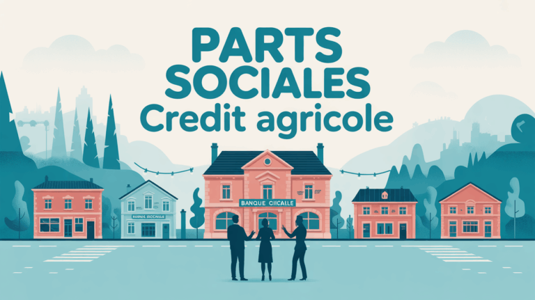 Parts sociales Crédit Agricole banque locale investissement