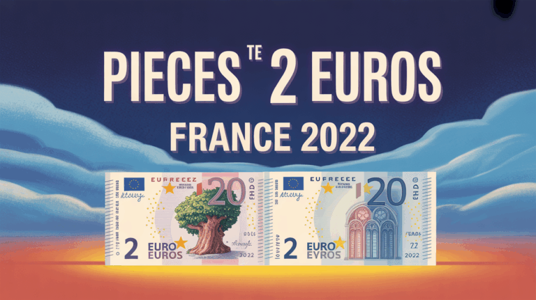 Pile pieces 2 euros France 2022 principaux motifs