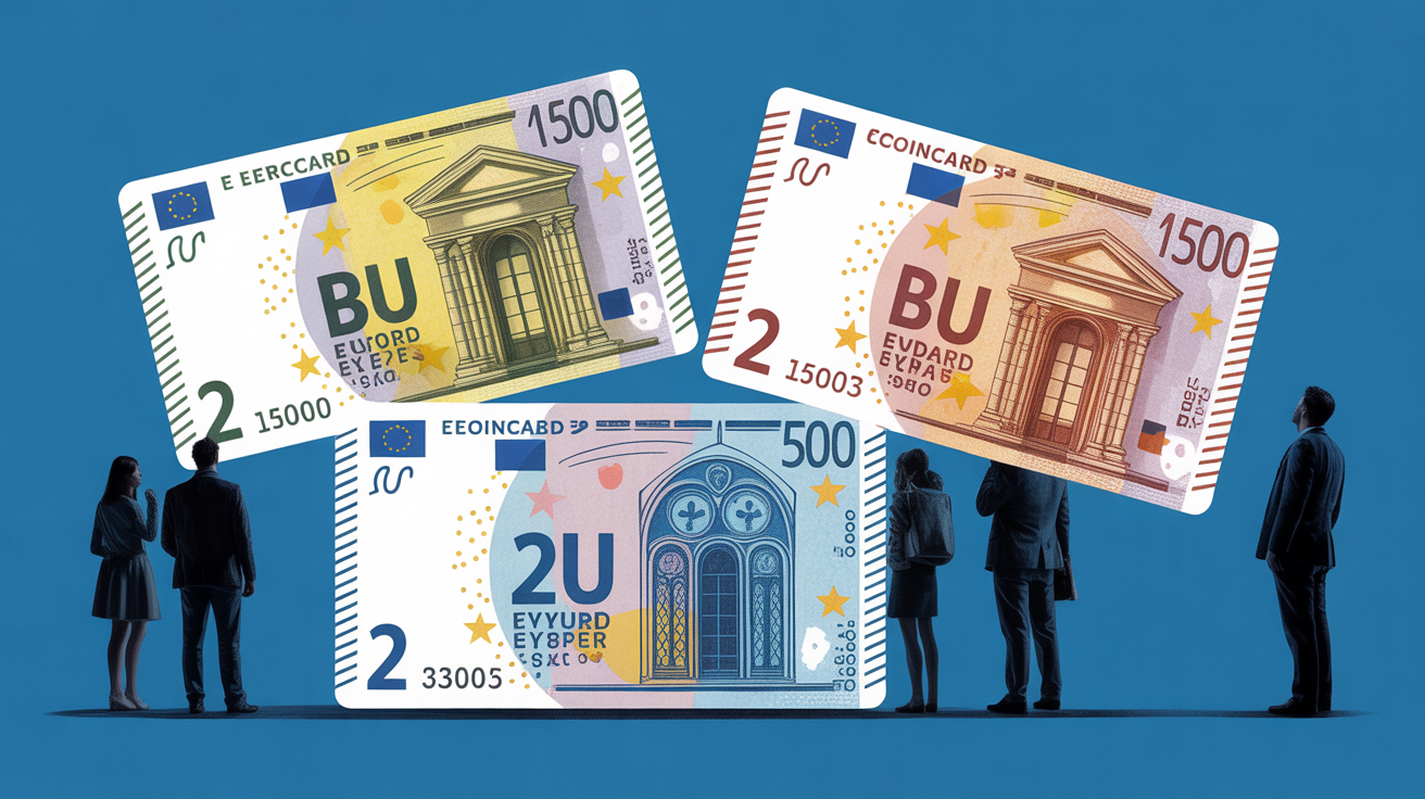 Pieces grecques 2 euros etiquettes BU BE Coincard valeurs