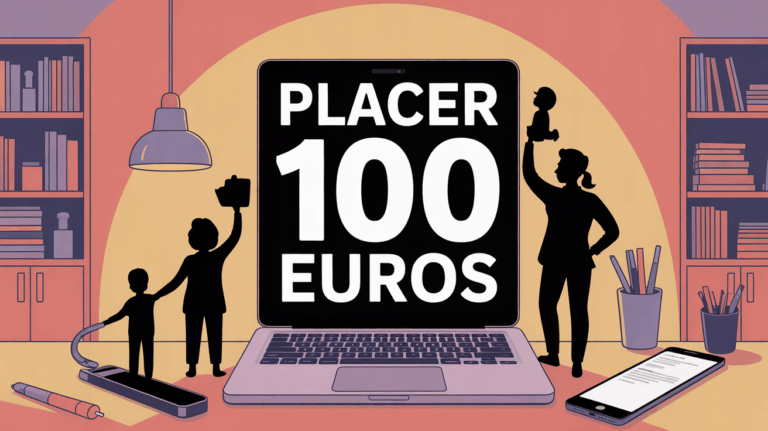 illustration placer 100 euros entre parents et enfants