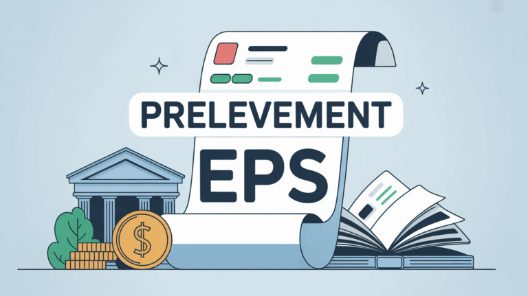 prelevement eps sur releve bancaire avec cle de securite