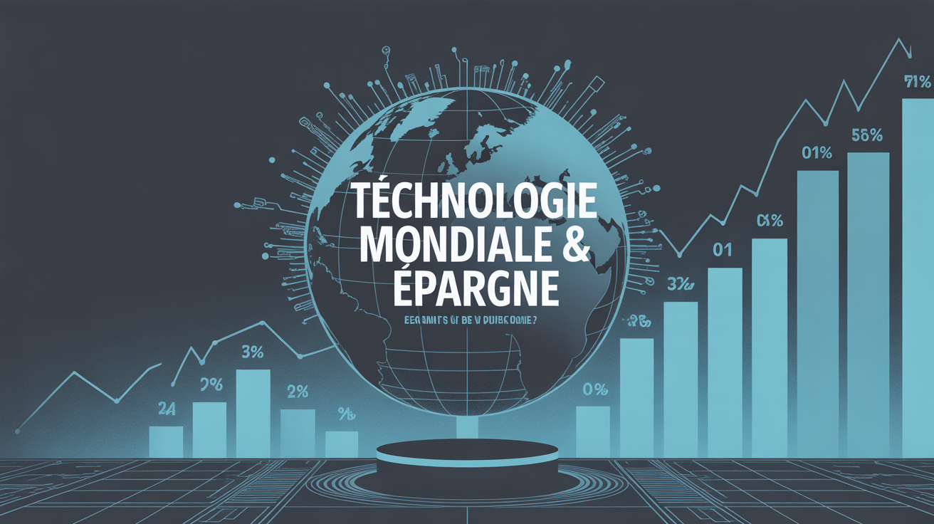 Globe digital circuits bourse technologie mondiale epargne