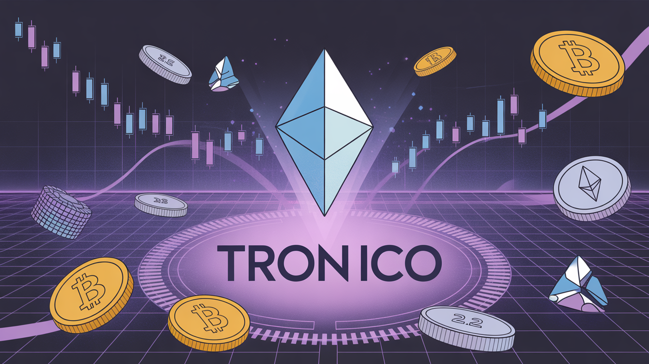 TRON ICO image jeton digital blockchain