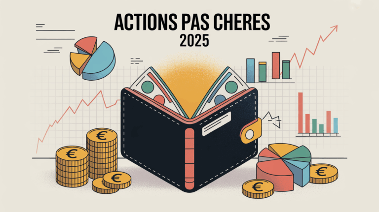 Portefeuille avec graphiques et actions pas cheres 2025