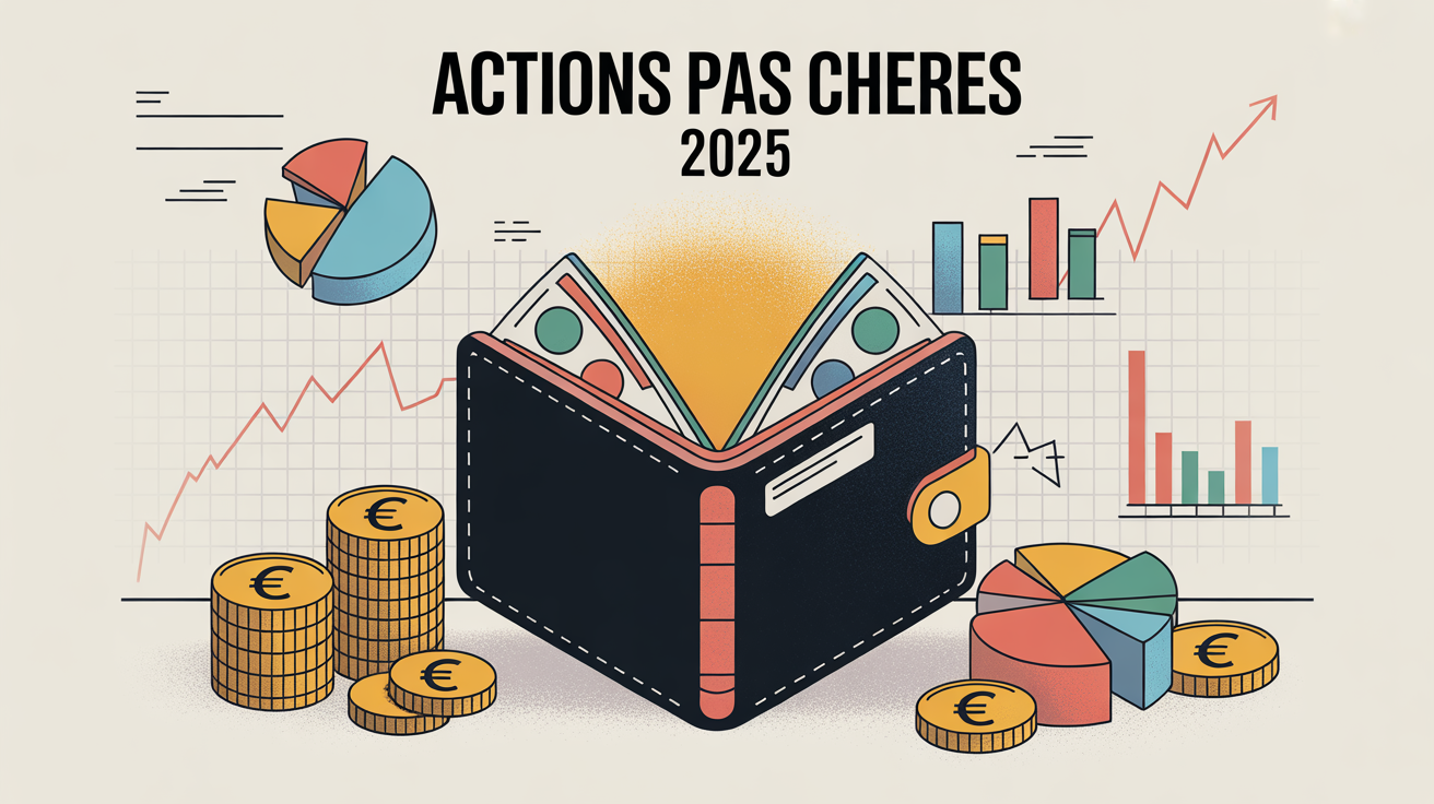 Portefeuille avec graphiques et actions pas cheres 2025