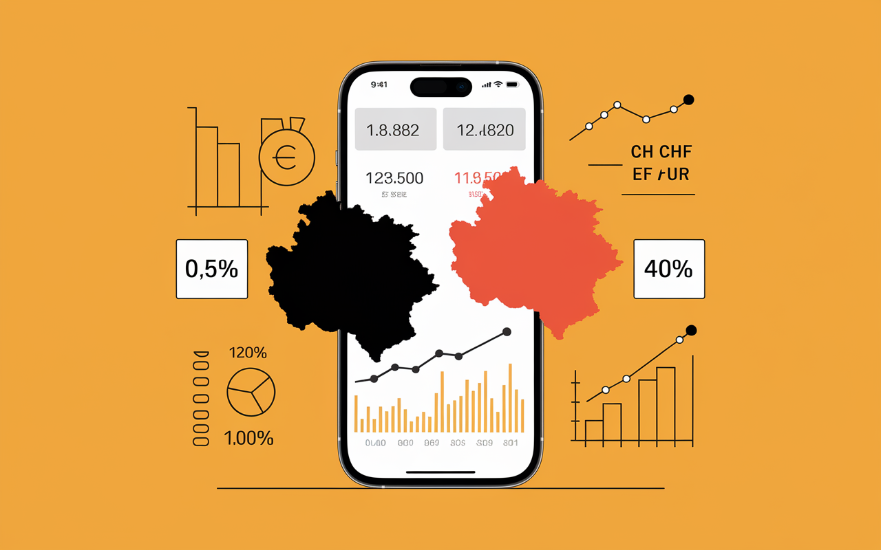 banque suisse frontalier optimisation change transfert smartphone