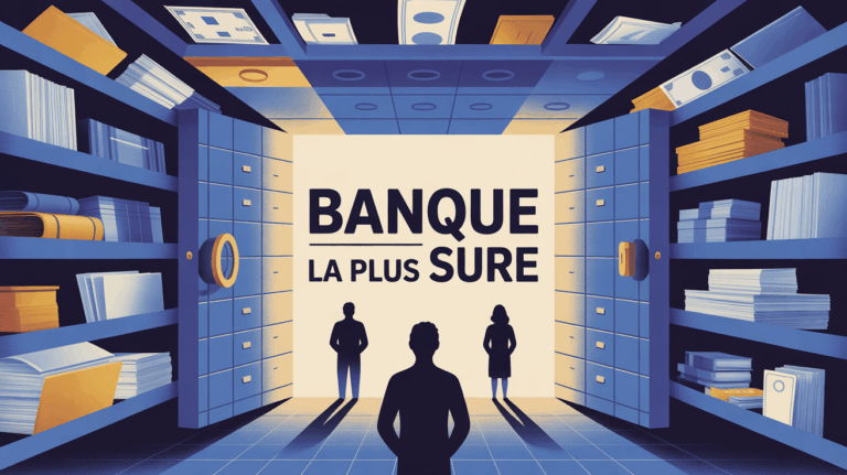 illustration banque la plus sure coffre-fort garantie fgdr
