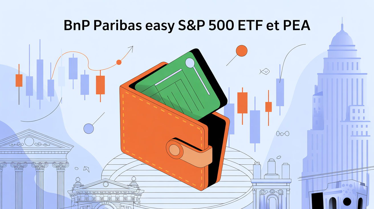 Portefeuille d'investissement illustrant BNP Paribas Easy S&P 500 ETF et PEA