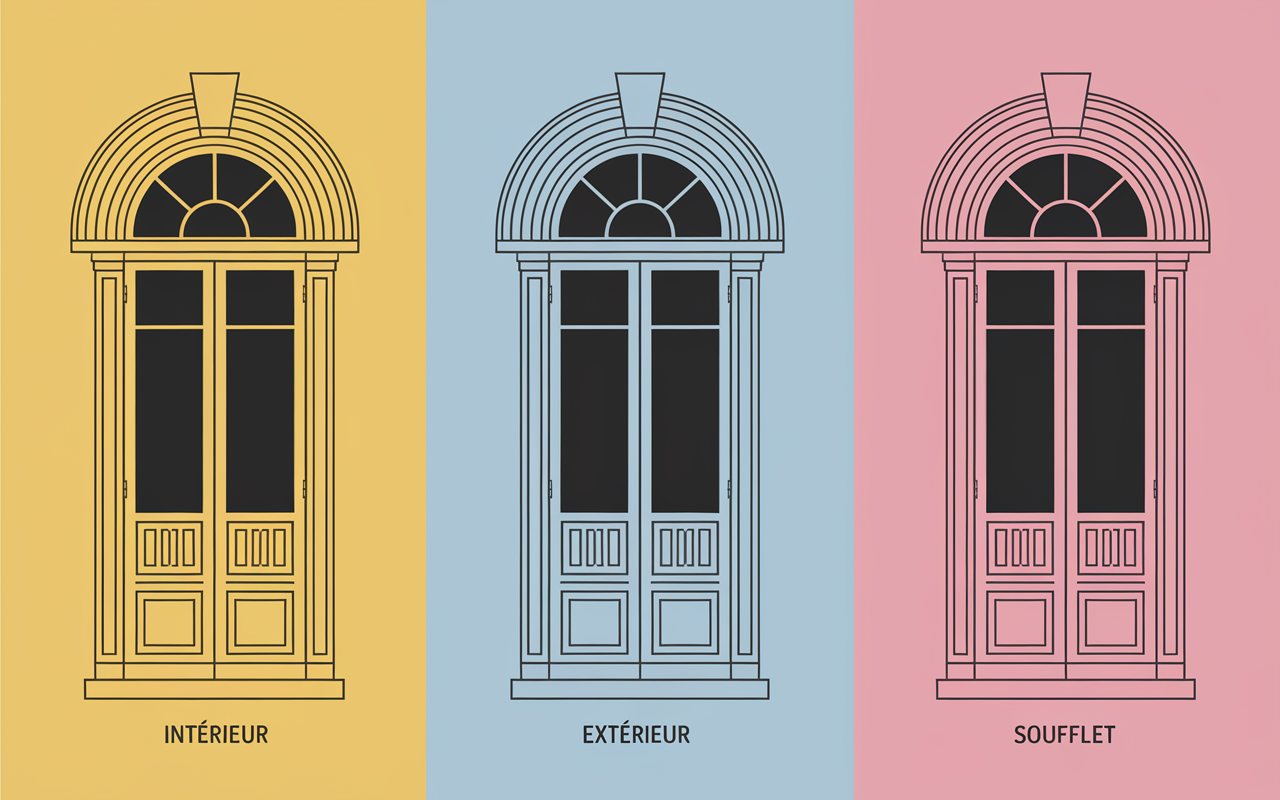 Tableau comparatif fenêtres ouvrant à la française