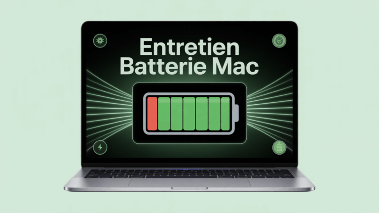 MacBook optimisation batterie entretien controle