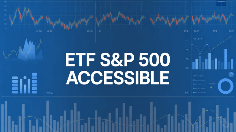 Infographie ETF S&P 500 Accessible avec graphiques et feuille de calcul
