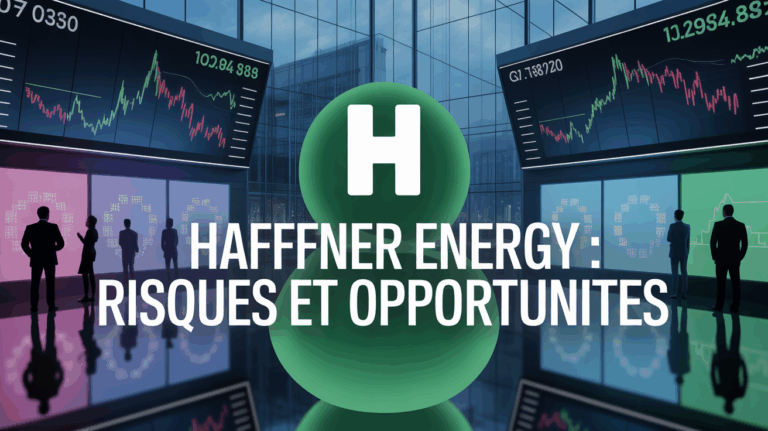 Graphiques boursiers hydrogene vert Haffner Energy