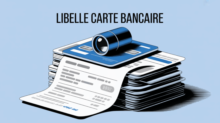 visuel libelle carte bancaire sur relevé banque