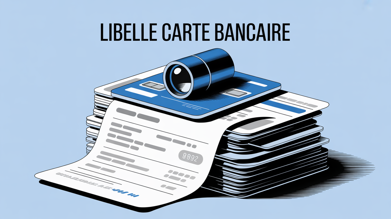 visuel libelle carte bancaire sur relevé banque