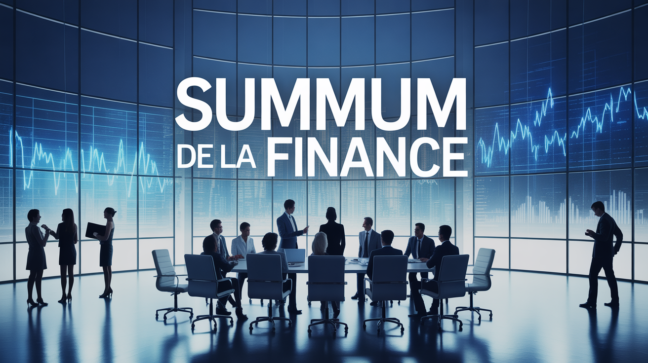 Vue stylisée d’un bureau premium en finance, ambiance exclusive