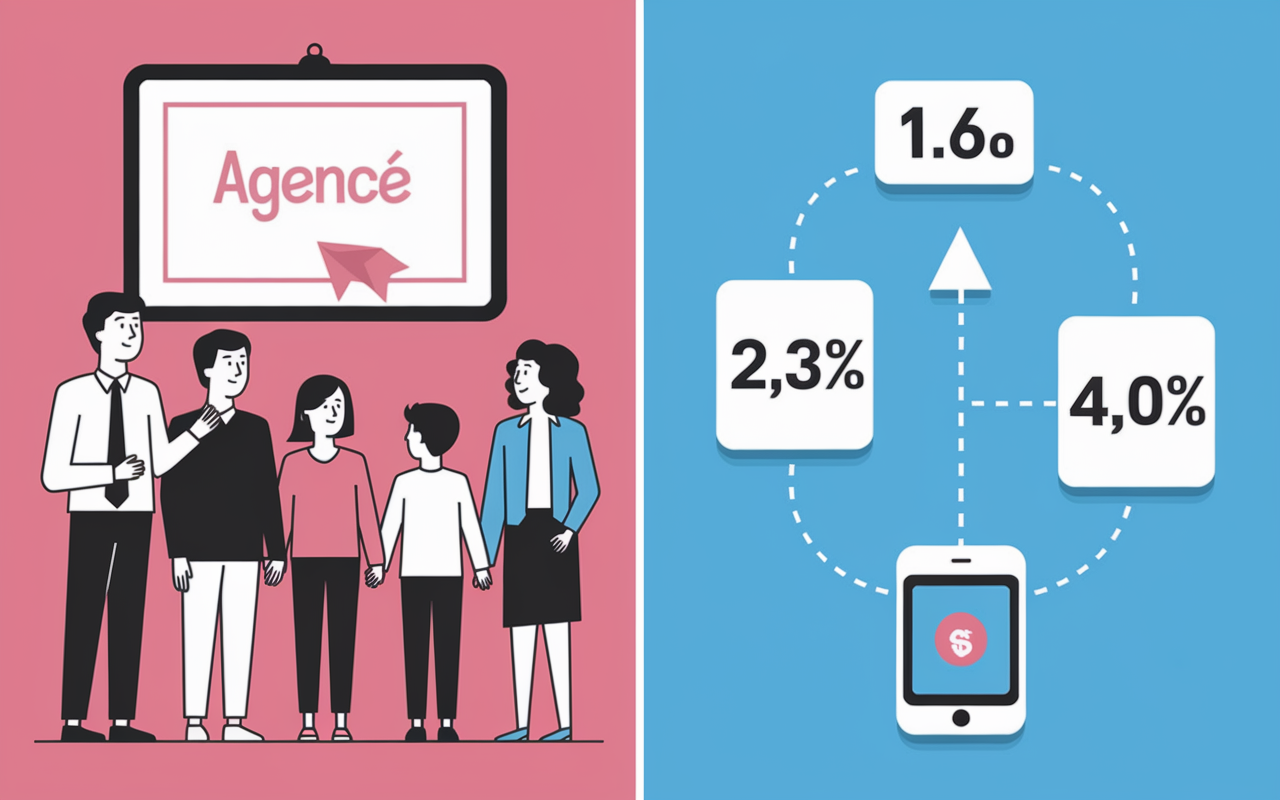 Comparatif frais assurance vie Banque Populaire agence ou digital