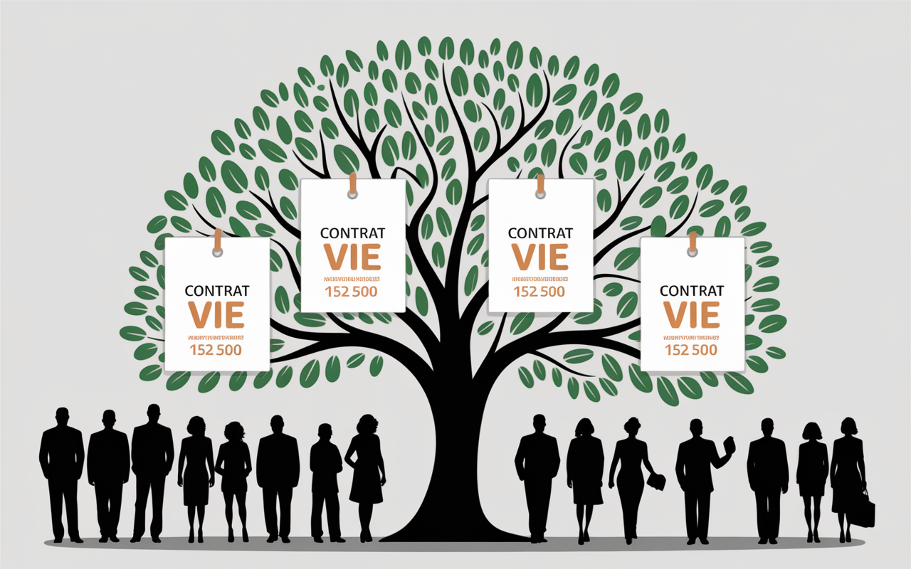 Arbre généalogique contrats assurance vie abattement fiscal 152 500