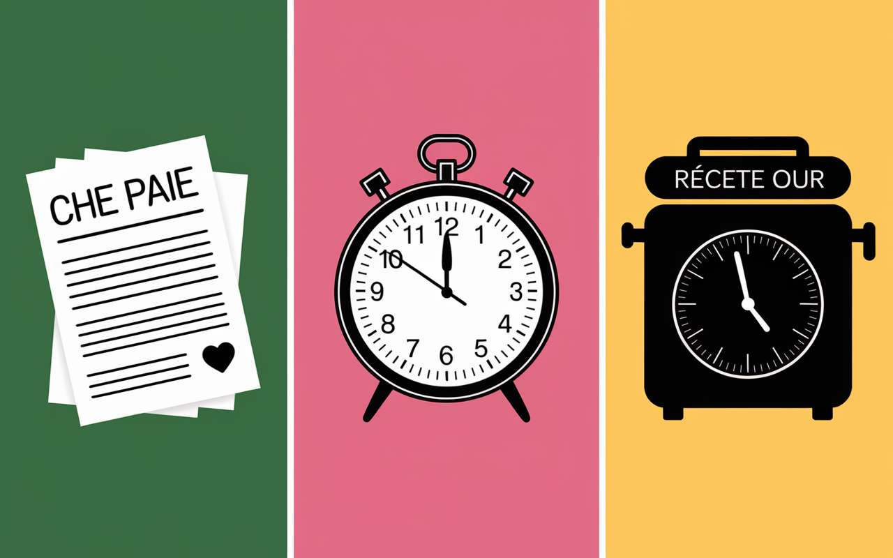 Vignettes exemples conversion minutes centièmes fiche paie sport cuisine