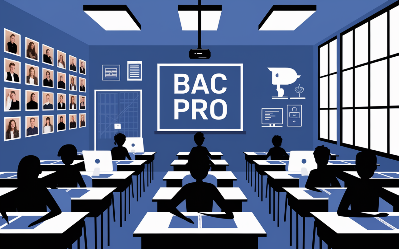 Atelier Bac Pro photographie lycée Brassaï élèves
