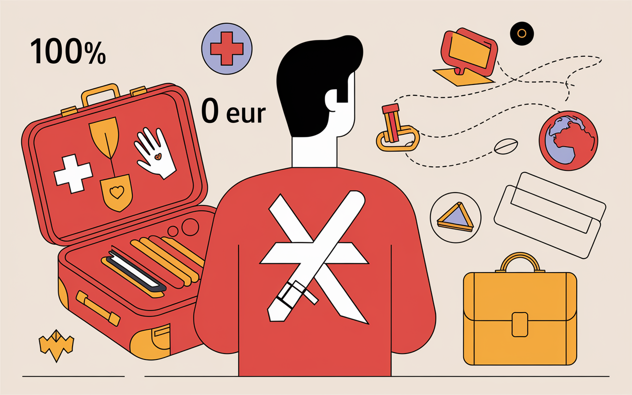 Infographie assurance voyage Globe Trotter Crédit Agricole
