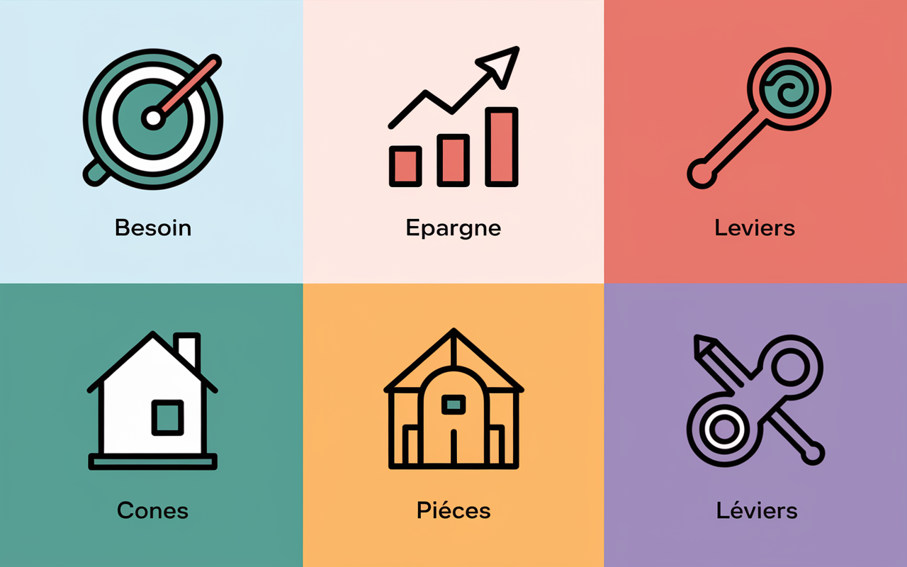 Tableau schéma besoin epargne leviers investissement