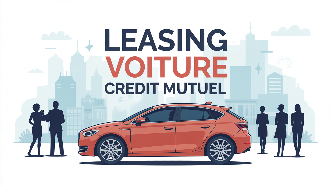 Leasing voiture Crédit Mutuel neuf famille professionnel
