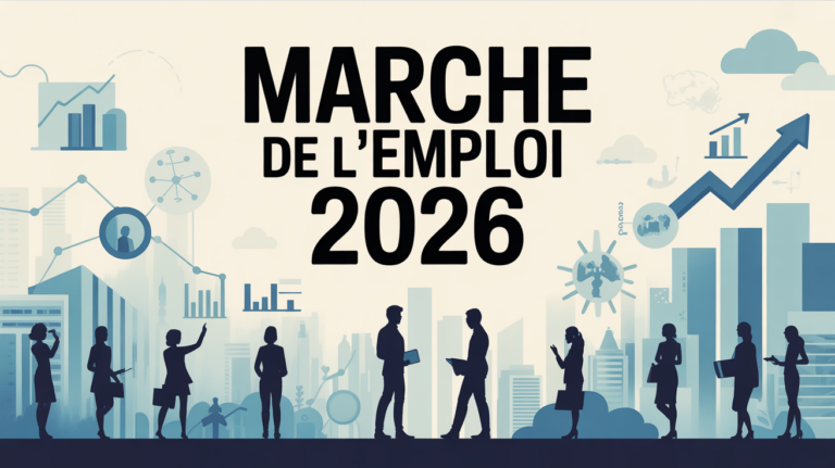 panorama marche de l emploi 2026 avec professionnels tech sante btp environnement