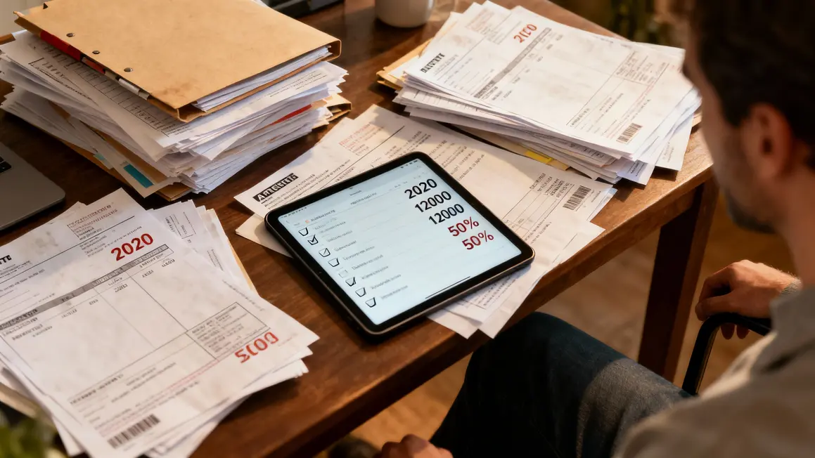 Préparation justificatifs crédit d'impôt, factures, attestations