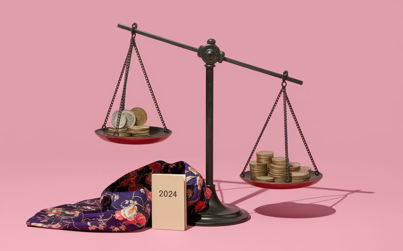 balance kimono carnet 2024 salaire geisha Japon