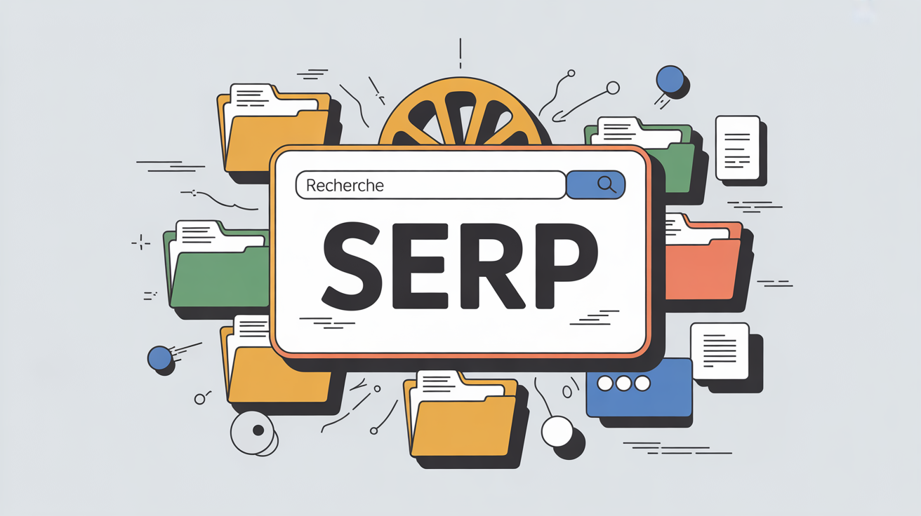 illustration SERP moteur de recherche