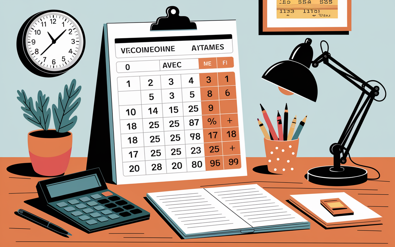 Tableau de conversion minutes centièmes heures et secondes prêt à imprimer