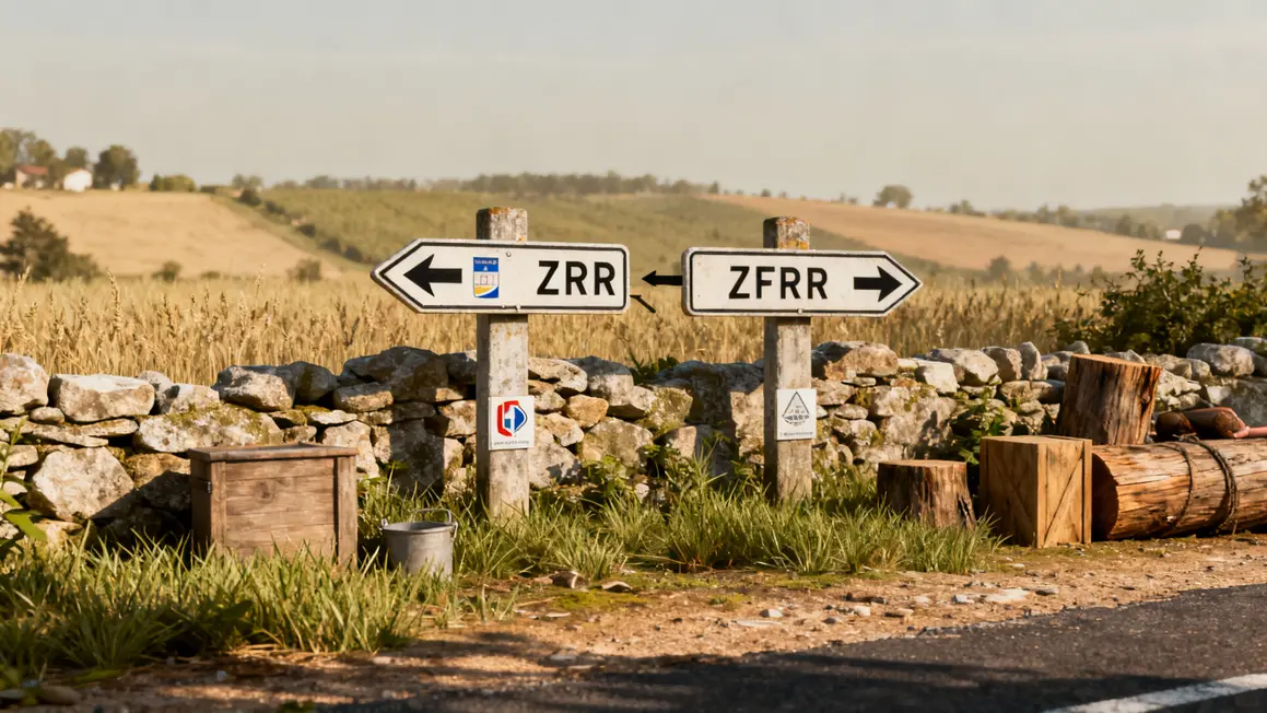 Carte France passage ZRR vers ZFRR