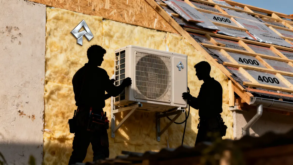 Artisans installent pompe à chaleur rénovation énergétique