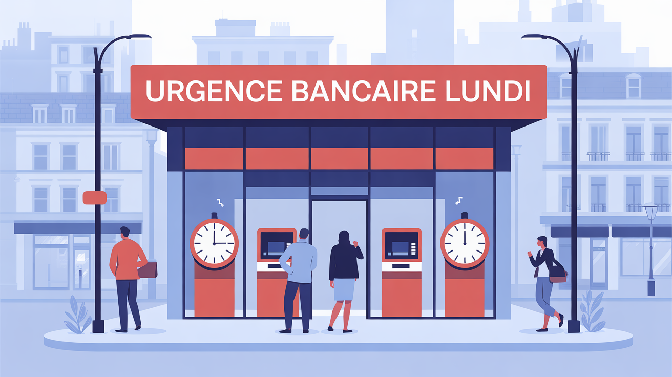 bnp paribas ouvert aujourd'hui facade agence urgences