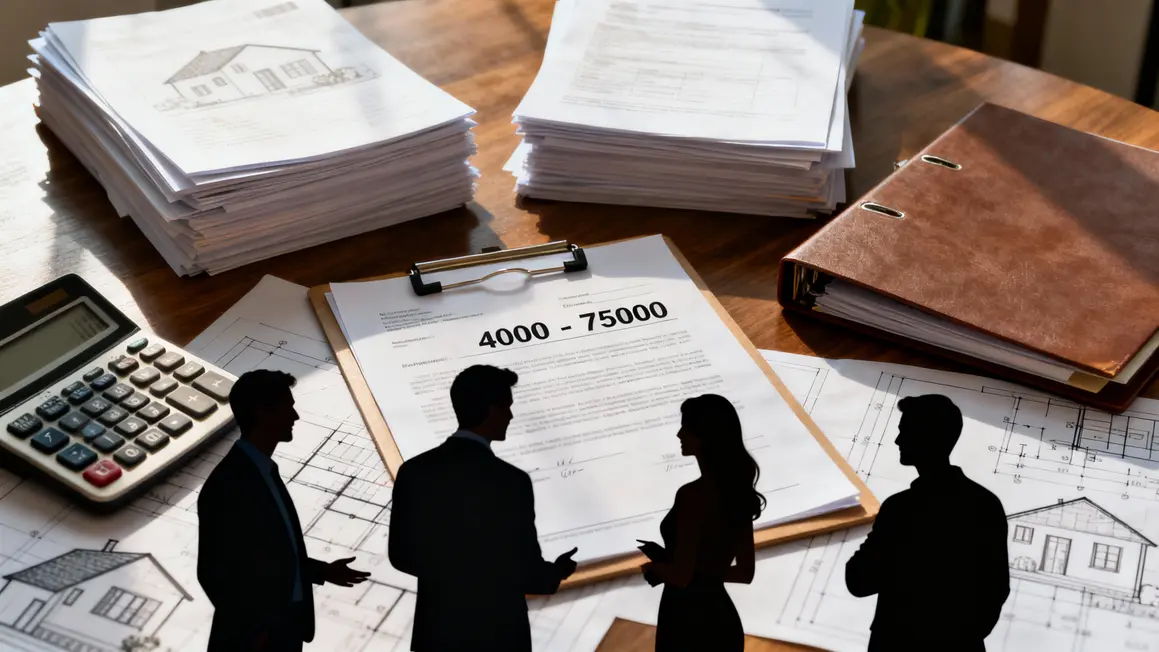 documents credit travaux et montant affiche