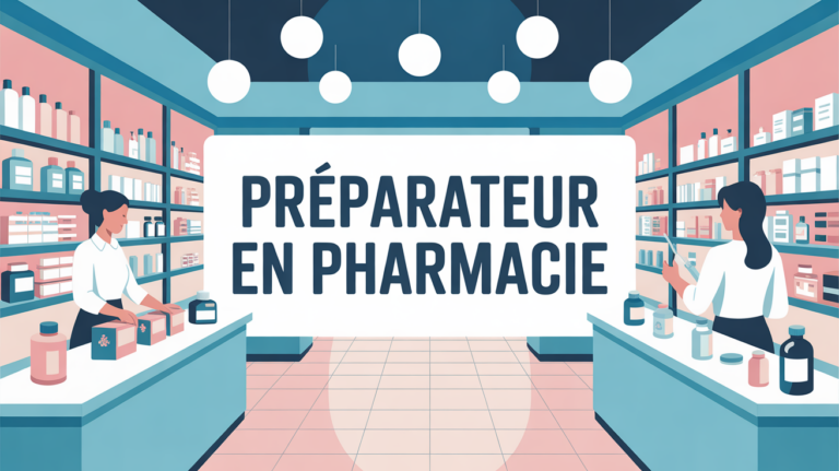 devenir préparateur en pharmacie illustration pharmacie moderne