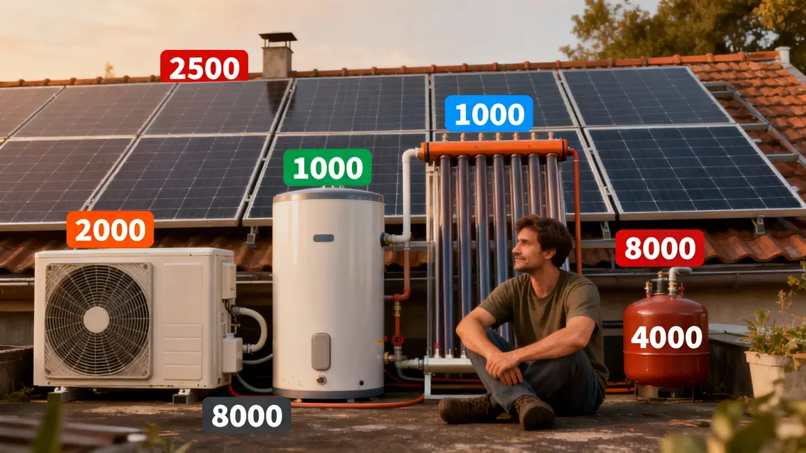 Panneaux solaires pompe à chaleur montants aides crédit d’impôt 2026