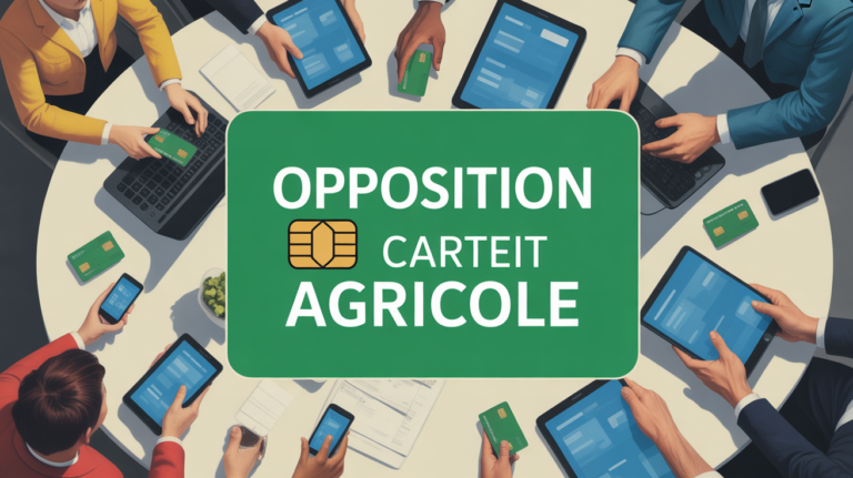 faire opposition credit agricole ambiance bureau rassurante
