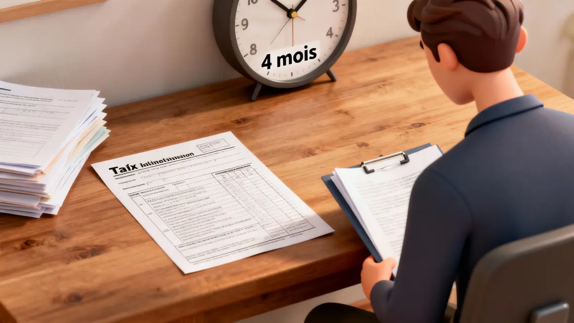 formulaire delais credit impot 4 mois