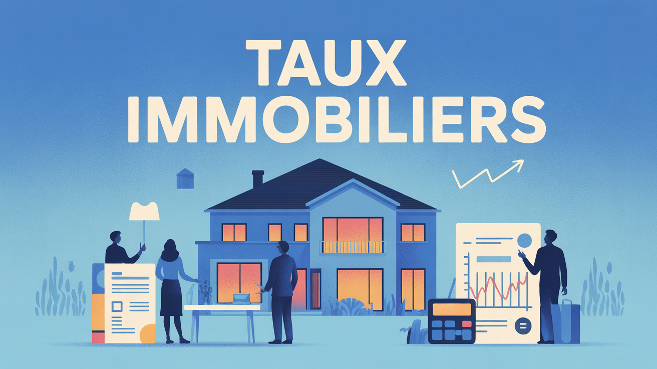 meilleur taux quelle banque illustration famille maison moderne
